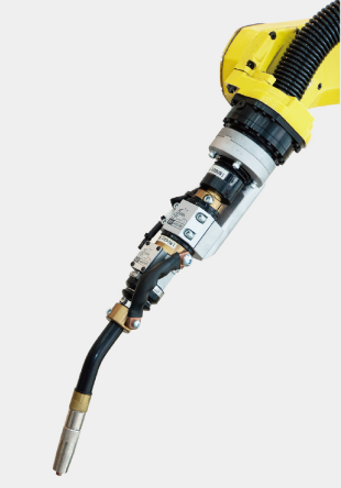 Welding torch with built-in shock sensor, an alternative to branded OEM torches
